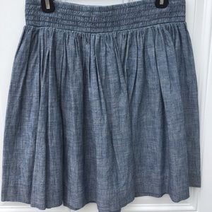 Banana Republic denim / chambray skirt